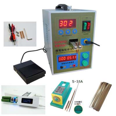 220V 787A Spot Welder Two in One 1.5KW Pulse Battery  LED light Spot welding Machine 787A 18650 Battery Spot welder